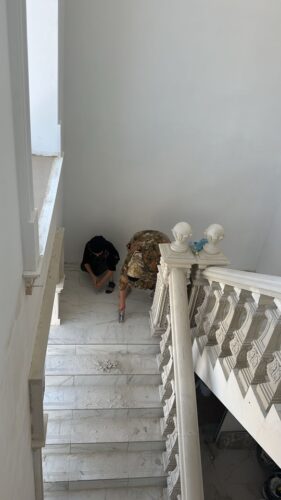Сотрудники ГБУ "Комплексного центра социального обслуживания населения" Шелковского района приняли участие в масштабном субботнике на территории новой мечети в станице Новощедринская